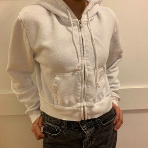 Brandy Melville White cropped sweater
